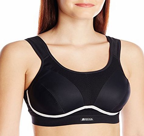 Shock Absorber Womens Active D Plus Underwire Sports Bra - Black / Grey, 36G