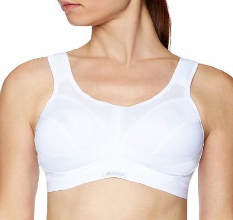 Shock Absorber Womens D  Max Sports Bra Top White B109 34F