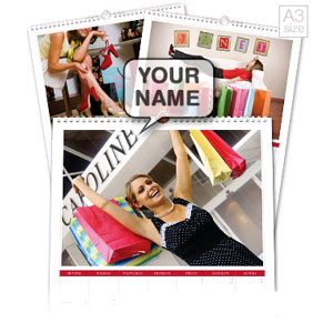 Shop Till You Drop Personalised Calendar