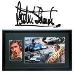 signed Jackie Stewart Framed Photographic Set