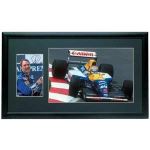 signed Nigel Mansell Framed Photographic Set