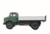 Mercedes Round Bonnet Platform Truck