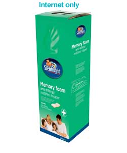 Anti Allergy Foam Mattress Topper Single