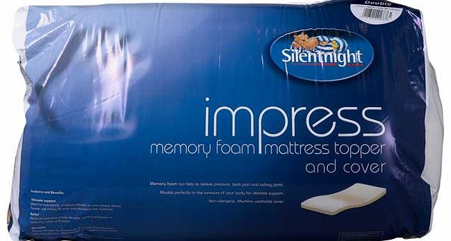 Silentnight Luxury Extra Deep Memory Foam Topper