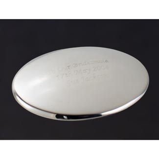 Silver Compact Mirror