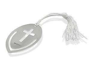 Cross Bookmark with Tassel 011081