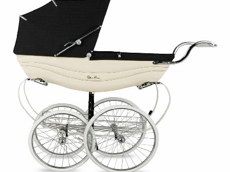 Silver Cross Heritage Balmoral Pram Brown/Cream