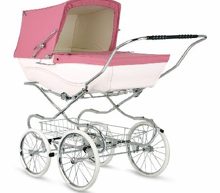 Silver Cross Heritage Kensington Pram Pink