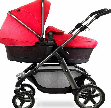 Silver Cross Pioneer Pram Graphite/Chilli