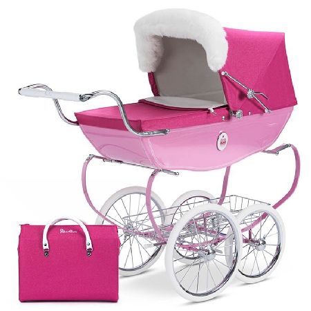 Silver Cross Raspberry Cupcake Dolls Pram