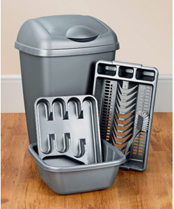 Effect 5 Piece Plastic Kitchen Set