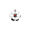 SILVER Flower Power Navel Bar Attachment