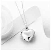 SILVER HEART LOCKET