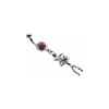 SILVER Karma Sutra D Navel Bar Attachment