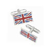 SILVER Union Jack Cufflinks