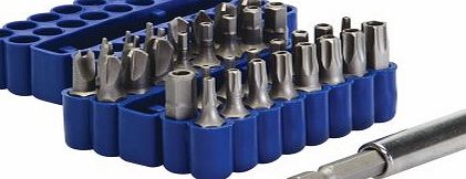 Silverline 909353 Security Bit Set 25 mm - 33 Pieces