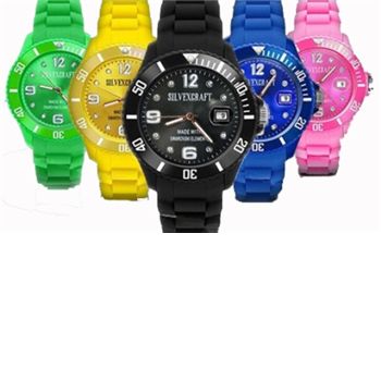 Silvexcraft Silvex Design - Waterproof Watch with Swarovski