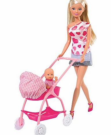 Simba Smoby 29cm Steffi Love New Born Baby Set Doll