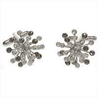 Simon Carter Clear Sputnik Cufflinks by