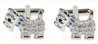 Simon Carter Scottie Dog Menagerie Cufflinks by