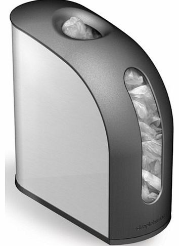 simplehuman Carrier Bag Dispenser - Stainless Steel