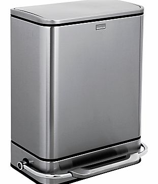 Rectangular Steel Bar Pedal Bin, 38L