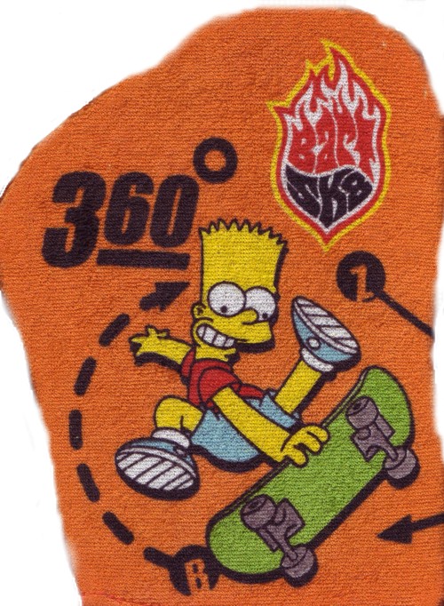 Simpsons Bart Simpson Boys Wash Mitt