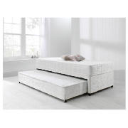 Guest Bed Divan Set Low Trundle Damask