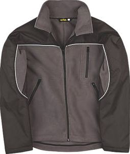 Site, 1228[^]64162 Fleece Jacket Grey/Black Medium 39`` Chest