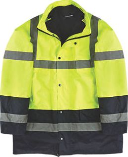 Site, 1228[^]77194 Hi-Vis 3-in-1 Jacket Yellow XX Large 61``