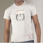 Mens T-Shirt Grey Melange