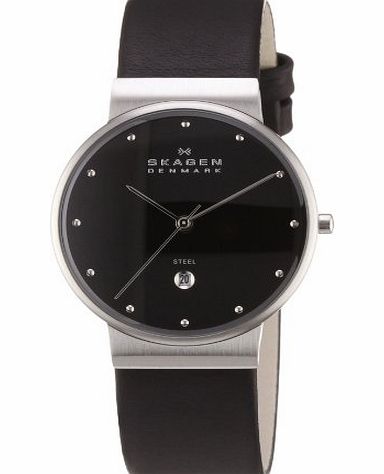 Skagen Gents Watch Slimline Leather 355Lslb