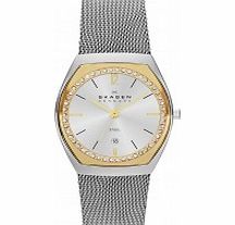 Skagen Ladies Klassik Silver and Gold Watch