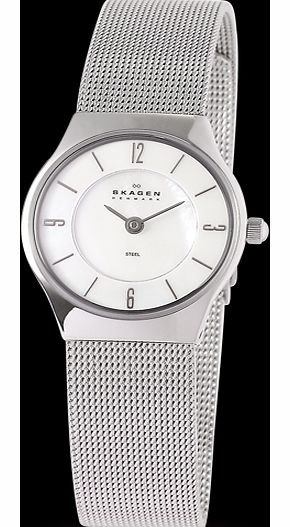 Skagen Stainless Steel Ladies Watch 233XSSS