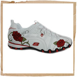 Bikers Flower Girl White/Red