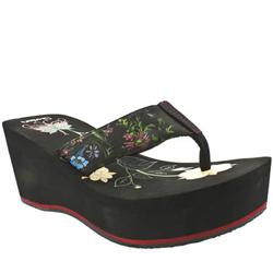 Skechers Female Pinup Sweep Manmade Upper in Black, Multi