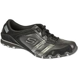 Skechers Female SSSKE1007 Leather Upper Textile Lining in Black