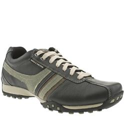 Skechers Male Skechers Citywalk Sleeper Leather Upper Fashion Trainers in Black