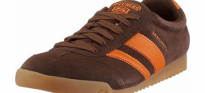 Skechers Mens Sport Zingers Meander 2 Trainer Brown/Orange 99947 10 UK