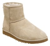 Skechers Ugg Mini Ugg Ankle Boot Sand - 8 Uk