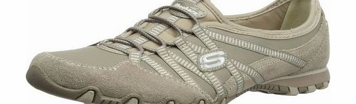 Skechers USA Womens Bikers - Dream-Come-True Low-Top Trainers 21140 Taupe 5 UK, 38 EU