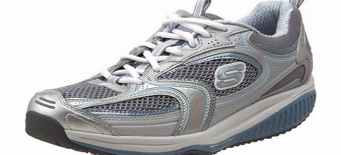 Skechers Womens Shape Ups XF Accelerators - Silver and Blue UK Size 6.5