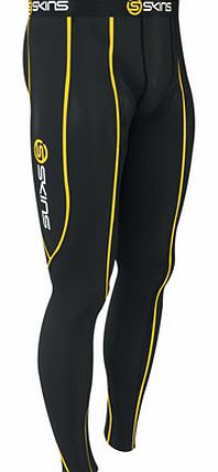  Skins Long Compression Tights Black / Gold