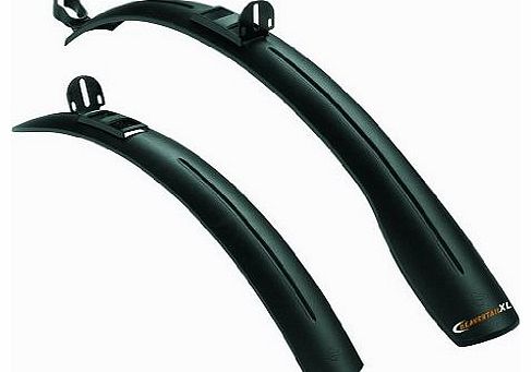  Beavertail XL Mudguard Set - Black