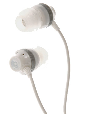 Inkand#39;d Earphones (White/Grey) - Ref. SC-INKDWH