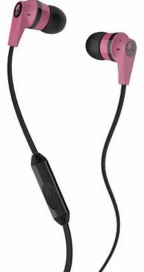 Skullcandy INKD 2.0 In Ear with Mic - Black/Pink