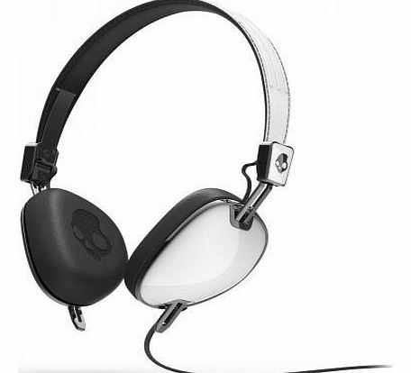 Skullcandy Navigator On Ear with Mic - White/Black