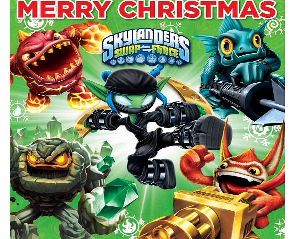 Skylanders Swap Force General Merry Christmas Greeting Card