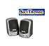 Skytronic AMPLIFIED STEREO SPEAKER SYSTEM 10W