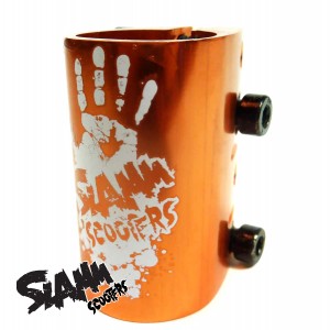 Slamm Scooters - Slamm Quad Scooter Clamp - Orange